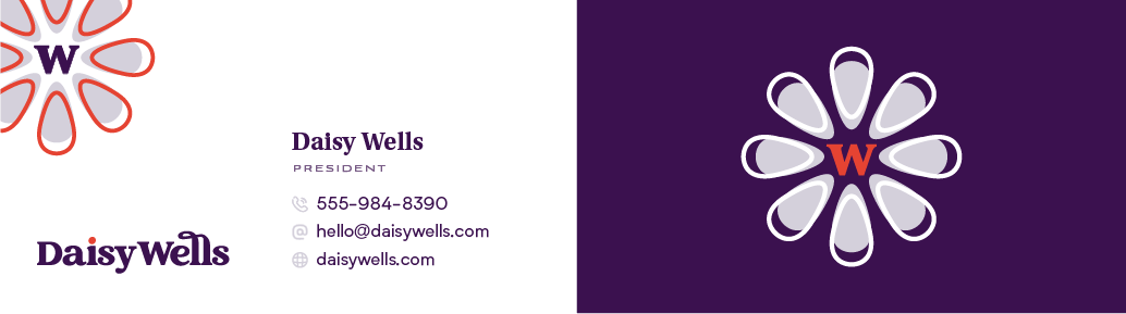 Daisy Wells business cards